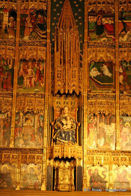 Retablo renacentista de Juan de Valmaseda (1524), la Catedral de León - España