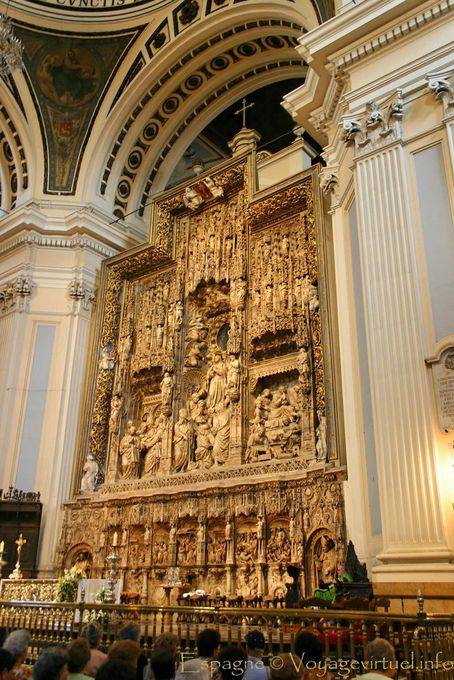 El Retablo Mayor, Nuestra Señora del Pilar, Zaragoza - España