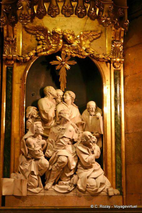 Santiago y sus conversos, la Capilla de la Virgen del Pilar, Zaragoza - España