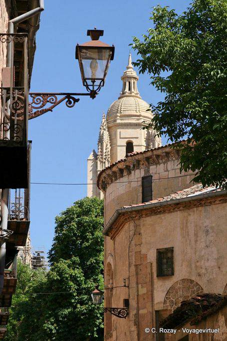 Vista desde la calle Daoiz, Segovia - España