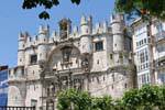 Burgos, Arco de Santa María, España.