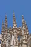 Decoración arquitectónica manuelino, la Catedral de Santa María Burgos, España.