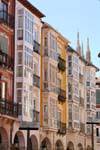 Arquitectura de la ciudad vieja, Burgos, España.