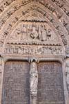 Sainte Marie Blanche, Portada de la Virgen Blanca, Santa María de León, España.