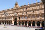 El Ayuntamiento de Salamanca, Plaza Mayor, España.
