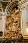 El Retablo Mayor, Nuestra Señora del Pilar, Zaragoza, España.