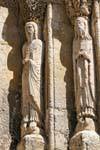 Las estatuas de los personajes del Antiguo Testamento, Parroquia de San Martín, Segovia, España.
