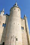 Torre Norte del Alcázar de Segovia, España.