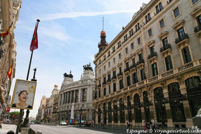 Madrid Calle de Alcalá, Edificios - España
