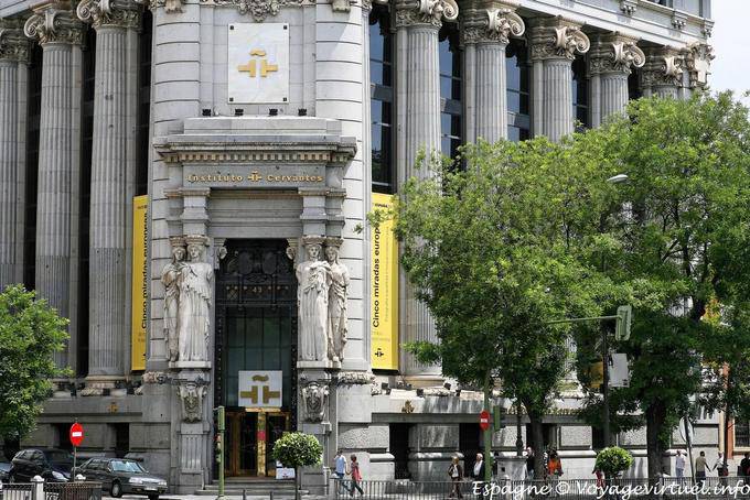 Madrid Calle de Alcalá, el Instituto Cervantes - España