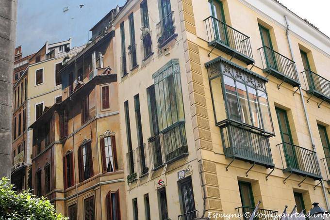 Trompe-l'oeil, Calle Mayor, Madrid - España