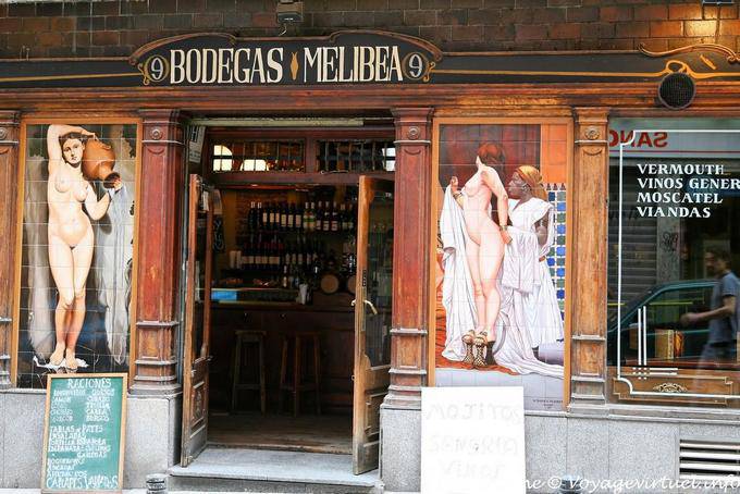 Madrid, Carrera de San Jerónimo, Bodegas Melibea - España