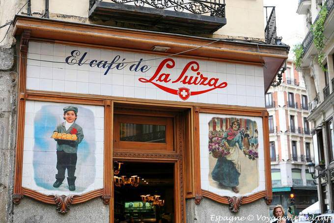 Madrid, Carrera de San Jerónimo, el Cafe de la Luiza - España