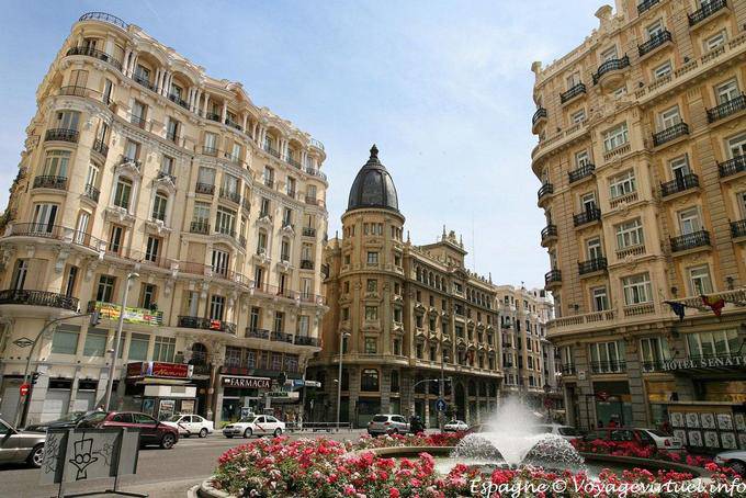 Madrid, Gran Vía, visita virtual - España