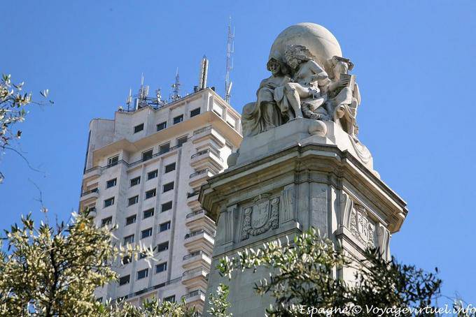 Madrid, Plaza de España, Torre de Madrid - España