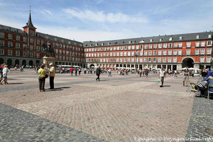 Madrid, Plaza Mayor, vista general, - España