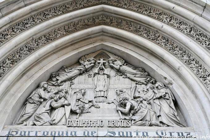 Frontón de la iglesia, Santa Cruz, Madrid - España