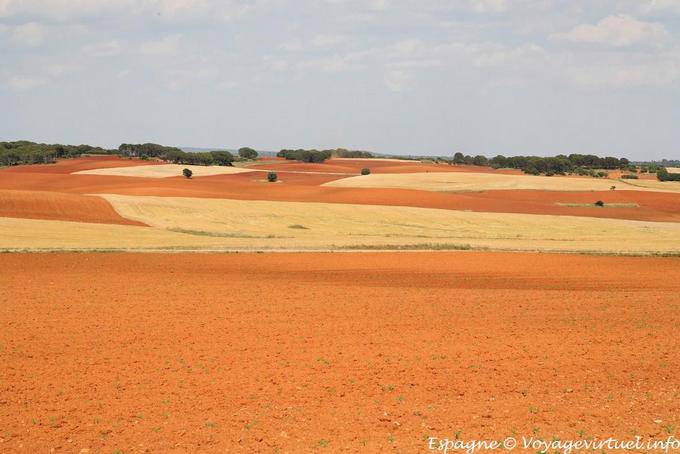 Colores de la tierra y la cultura Mancha - España