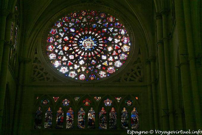 Catedral de Toledo, Gran Rose - España