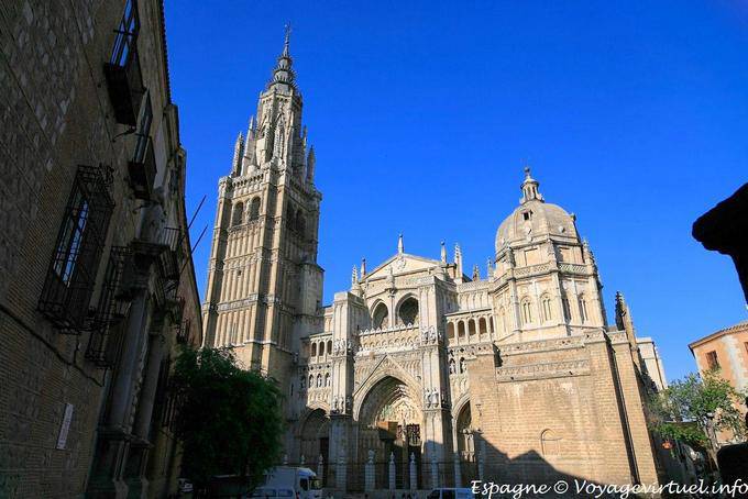 Catedral de Toledo, vista desde Trinidad - España