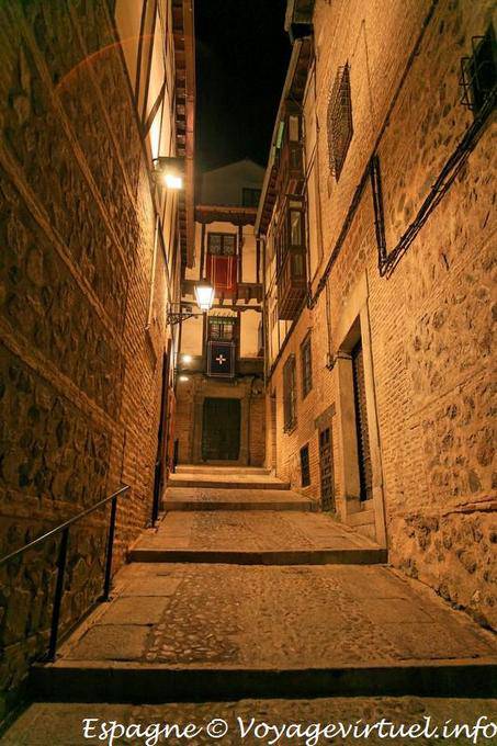 Toledo, marchas callejeras, noche - España