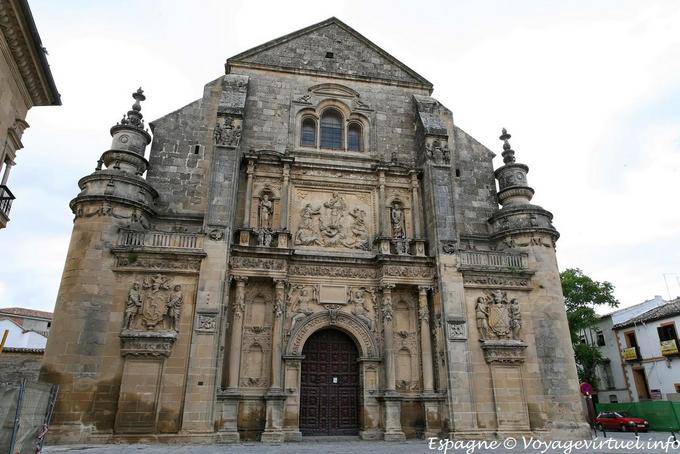 Úbeda, fachada de la Sacra Capilla del Salvador - España
