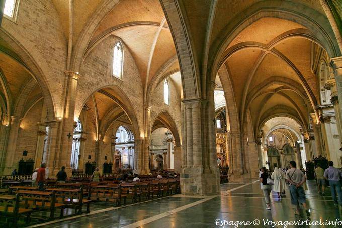 Valencia Drive en la nave central de la Catedral de Santa María - España