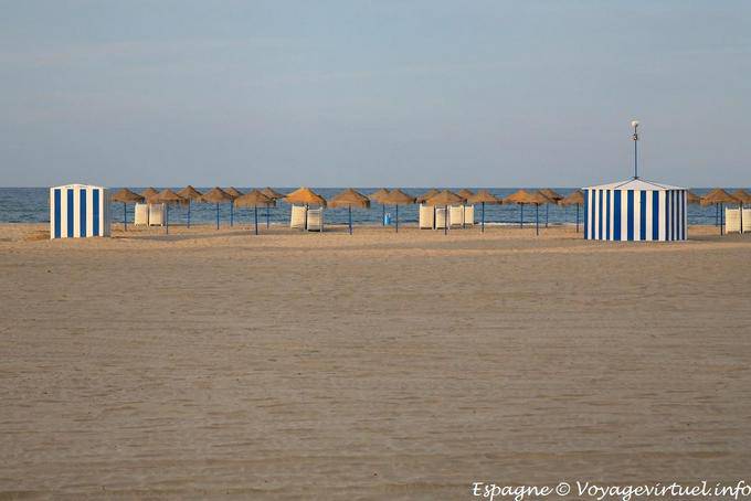 Valencia, la playa de Levante - España