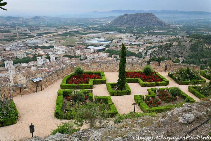 Tierras y las sierras de tierra seca Grossa, Xativa - España