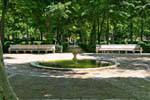 Fuente del Reloj, Jardín de la Isla, Aranjuez, España.