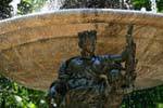 Estatua de la reina, Jardín de la Isla, Aranjuez, España.