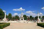 Fuente de Hércules, el Jardín del Parterre, Aranjuez, España.