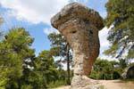 Ciudad Encantada, Valdecabras, seta gigante, España.