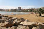 Costa Calida, Aguilas, playa, España.