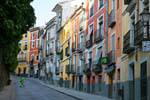 Cuenca, coloridas calles, España.