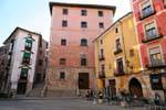 Cuenca, en la Plaza Mayor, España.