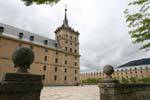 Monasterio de El Escorial esquina noreste, España.