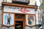 Madrid, Carrera de San Jerónimo, el Cafe de la Luiza, España.