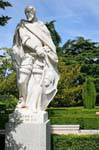 Madrid Jardines de Sabatini, Felipe II, España.