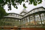 Madrid, Parque del Retiro de Madrid, Palacio de Cristal, España.