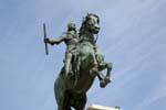 Monumento a Felipe IV, Estatua, Plaza de Oriente, Madrid, España.