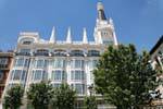 Hotel Reina Victoria, la Plaza del Ángel, Madrid, España.