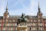 Madrid, Plaza Mayor, Casa de la Panadería, España.