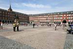 Madrid, Plaza Mayor, vista general,, España.