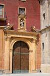 Murcia, detalle adjunto, Santo Domingo, Ave María Gratia, España.