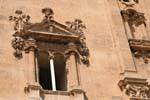 Murcia, detalle de una ventana de la catedral, España.