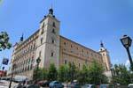 Toledo Alcázar, vista general, España.