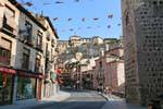 Toledo, Calle de Arrabal, España.