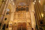 Catedral de Toledo, con vistas a la puerta principal, España.
