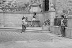 Toledo, en blanco y negro, España.